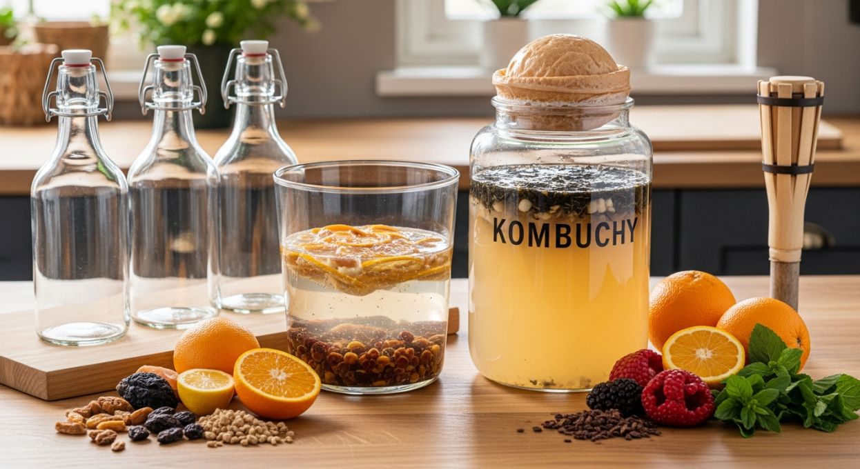 Les boissons fermentées : idées simples pour s’initier au kéfir et kombucha