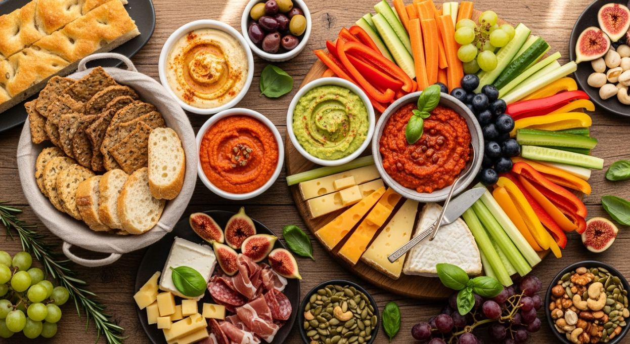 Apéro sans gluten : idées de snacks faciles à partager