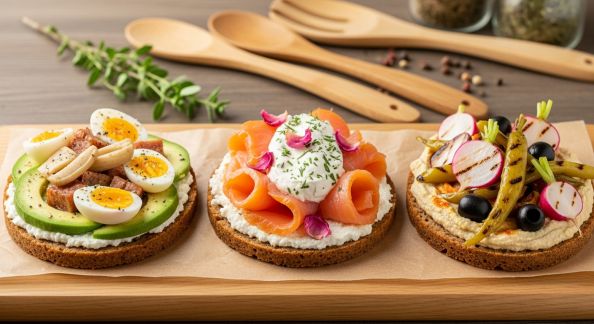 Tartines salées : idées originales pour un repas express