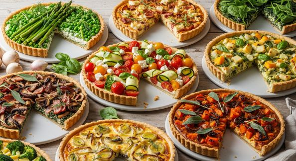 Tartes salées de saison : idées simples pour chaque mois